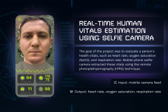 Real-Time Human Vitals Estimation using Selfie Camera